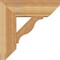 Ekena Millwork Funston Slat Rough Sawn Bracket w/ Offset Brace, Western Red Cedar, 8"W x 22"D x 22"H BKT0806X22X22FST06RWR - alternate 3